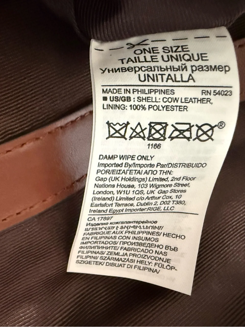 Banana Republic Leather Shoulder Bag Brown